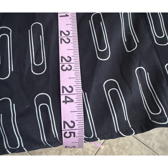 ModCloth Blouse Plus Sz 3X Bow Tie Neck Long Sleeve Rodeo Retro Preppy Western - Picture 12 of 14